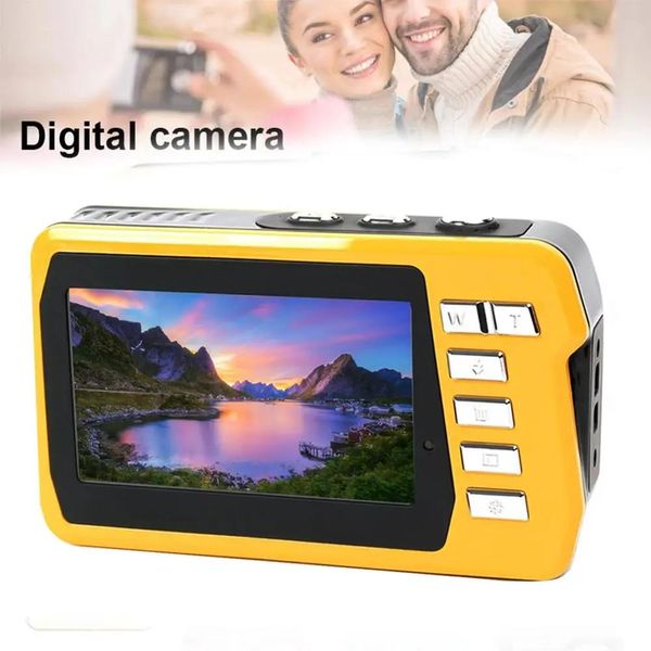 Zubehör Full HD Unterwasserkamera 48 MP wasserdichte Digitalkamera Selfie Dual Screen Video Camcorder Point and Shoots Digitalkamera