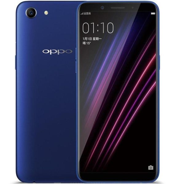 Original OPPO A1 4G LTE Celular 3GB RAM 32GB ROM MT6763T Octa Core Android 57quot Tela Cheia 130MP ID de impressão digital Face Sma6335010