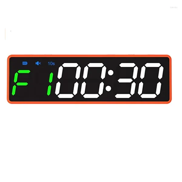 Orologi da parete Mini palestra Orologio timer Magnetico LED Intervallo Stand-by lungo Alimentato a batteria Vendita al dettaglio