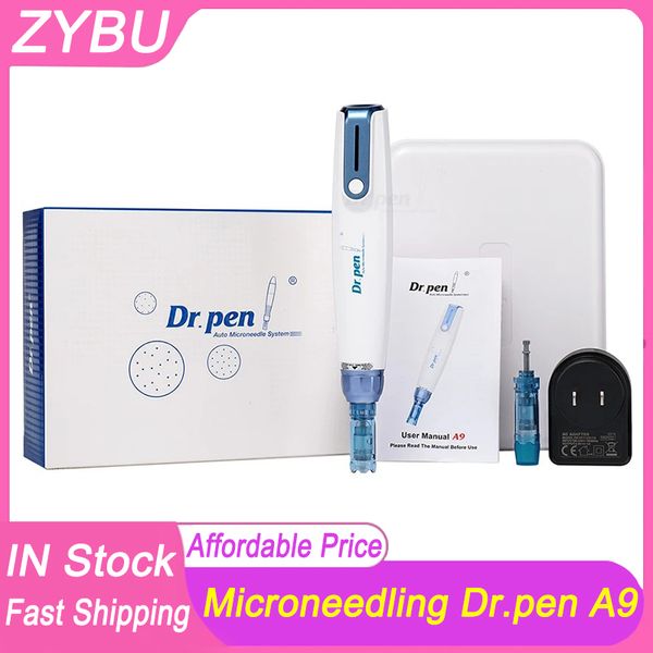 Dr.pen A9-W Derma Pen Aghi Cartuccia Rullo 12 pin MTS Cura della pelle del viso Micro elettrico Rolling Dermapen Meso Terapia Micro ago wireless Ultima Dr Machine