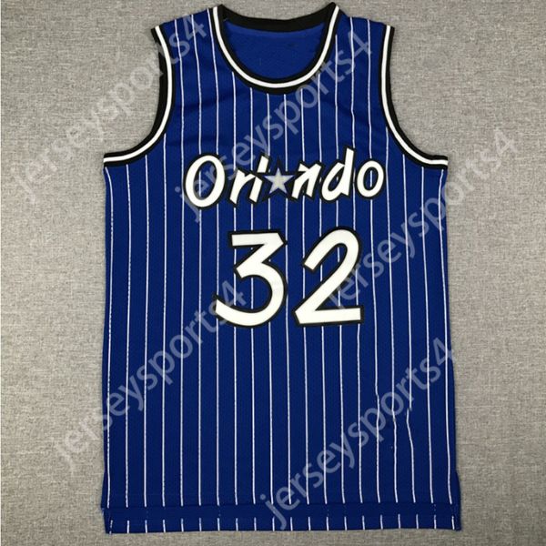 Anfernee Hardaway Magics Jersey de basquete personalizada Orlandos Tracy Mcgrady Nick Anderson Grant Hill Dwight Howard Mitchell 32 1 Preto Azul Branco Top Ed