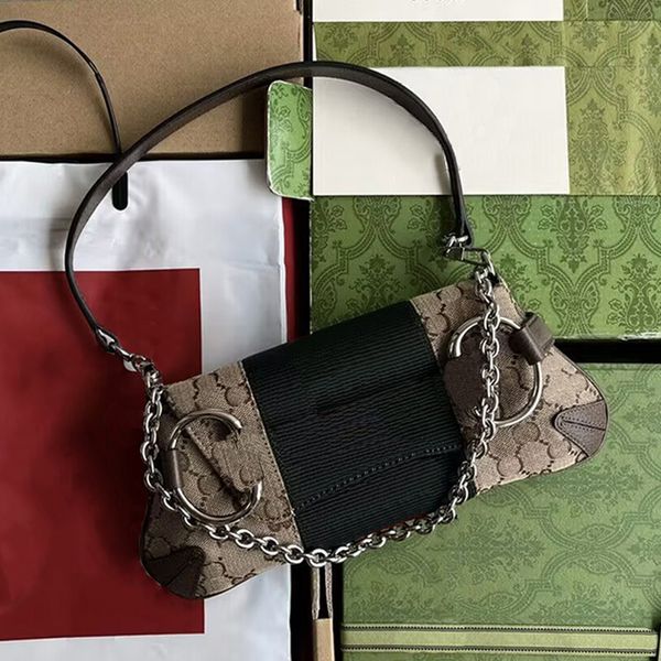 Tasarımcı Çanta Tote Çanta Kadın Deri Deri Lüks Zincir Çantası Yüksek Kaliteli Deri Çanta Erkek Cüzdan 764339 Crossbody Çanta Sırt Çantası