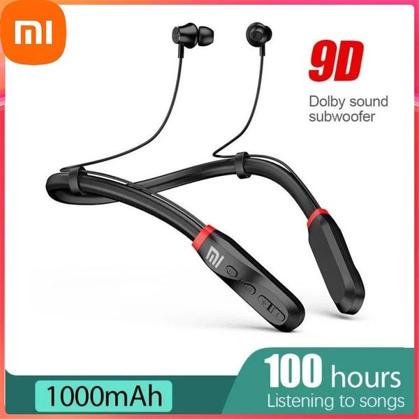 Fones de ouvido xiaomi i35 bluetooth sem fio neckband fones 200 horas jogar fone gamer 9d alta fidelidade esportes à prova dwaterproof água