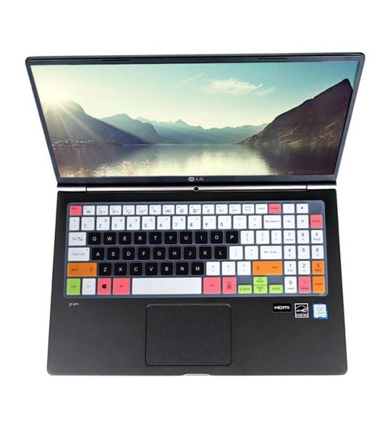 Capa de silicone para teclado de laptop, protetor de pele para LG Gram 16 2021 16Z90P Covers3824769