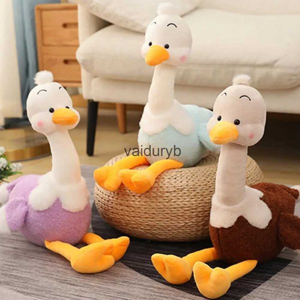 Peluş Bebekler 35cm Devekuşu Bebek Kawaii Peluş Komik Dolgulu Devekuşu Oyuncak PP Pamuk Yumuşak Peluş Devekuşu Bebek LDren Hediye Sevimli Oda DekorVaiduryb