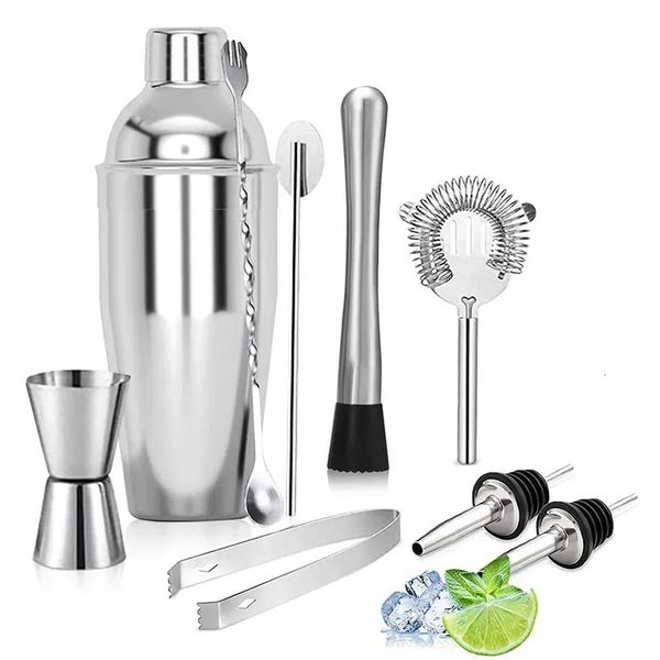 Cocktail shaker conjunto bartender equipamentos bar vinho martini bebida agitador boston mixer bartender kit suprimentos ferramentas 240111