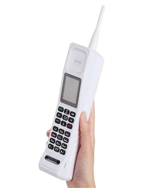 Desbloqueado clássico retro telefone móvel grande bateria 4500mah powe banco telefone vibração lanterna rádio fm antigo duplo cartão sim 1639367