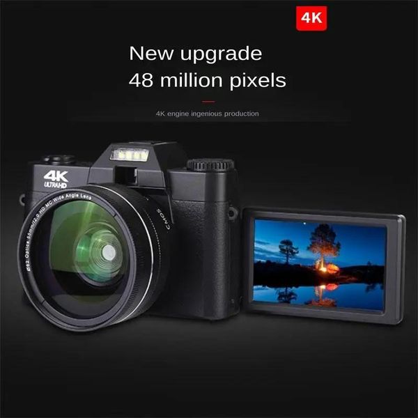 Borse Mini fotocamera digitale 48MP 4K Vlogging Camcorder compatibile per videocamere Youtube 30fps Wifi 16x Zoom