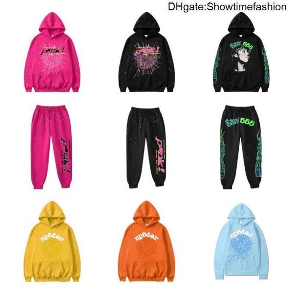 Spider sweat à capuche designer hommes 555 sp5der sweat-shirt homme pull jeune voyou 555555 sweats à capuche de luxe femmes veste araignée rose Sweatshirt Spiders NZRQ