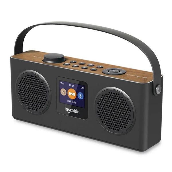 Lautsprecher Retro FM Radio Music Player tragbarer Bluetooth DAB Radio Card Lautsprecher Outdoor wiederaufladbare Batterie -Soundbox mit Farbbildschirm