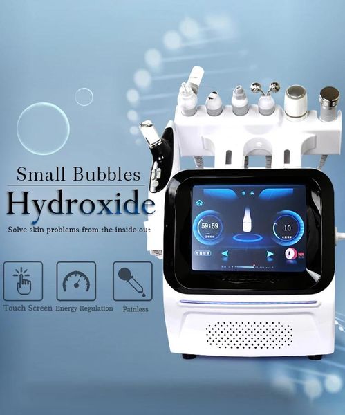 Thermal Bubble 7 in 1 Aqua Dermabrasion Sauerstoffstrahl Hydra Peeling Gesichtsschönheitsmaschine