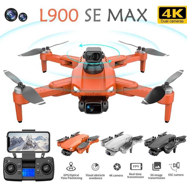 Drones L900 PRO SE MAX GPS WIFI Fly Drone 4K Profissional Quadcopter Helicóptero de Controle Remoto Longa Distância RC com Câmera