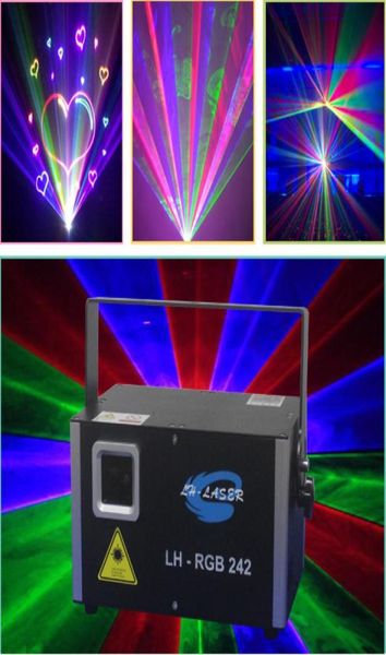 ILDA 45K galvo MINI 2W RGB a colori Animazione illuminazione laser analogica per luci di proiettori natalizi e festivi5716594