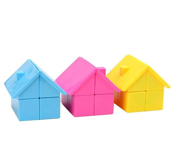 Il più nuovo YJ YongJun House 2x2 Cube Magic Puzzle Intelligenza Cubo interessante Apprendimento Cubo magico Giocattoli educativi come regalo L022623638696