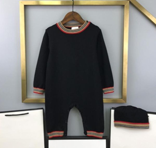 Bebek Giyim Setleri Kız Kızlar Klasik Bebek Bodysuit 1 PCS Günlük Spor Tarzı Sweatshirt Toddler Tasarımcı Giysileri Stilleri 59905806293