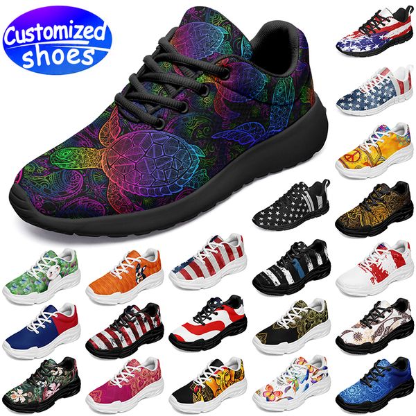 Maßgeschneiderte Schuhe Liebhaber New London Chunky Free Rabbit Cartoon DIY Schuhe Retro Freizeitschuhe Männer Frauen Schuhe Outdoor Sneaker große Größe EUR 36-48