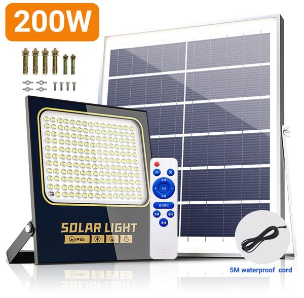 Geteilte Solarstrahler für den Außenbereich, wasserdichtes LED-Solarlicht mit Aluminium-Solarpanel, Straßenflut-Wandleuchten9077256