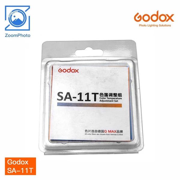 Tripés Godox sa11t Ajuste da temperatura da cor Filtro de cor adequado para Godox S30 Focando a luz LED