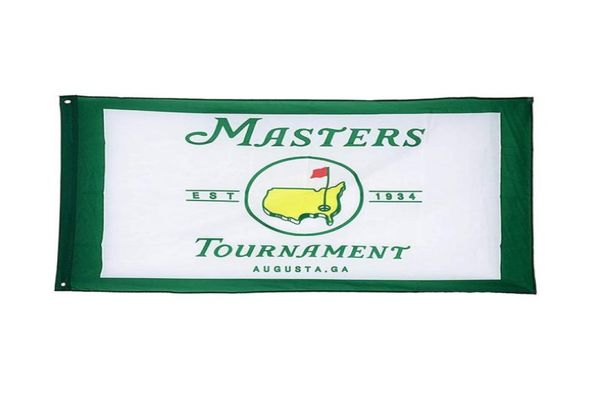 Master Golf 2020 Flagge, 90 x 150 cm, Golf-Banner, 90 x 150 cm, Festival-Geschenk, 100D-Polyester, bedruckte Flagge für drinnen und draußen, 8823762