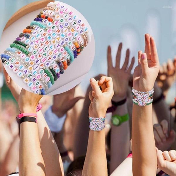 Charm-Armbänder, 16 Stück, mehrfarbig, afrikanische Stretch-Strandmusik