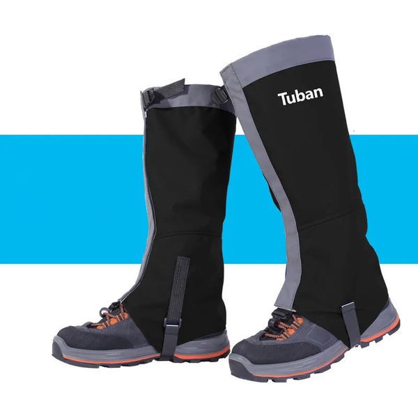 Unissex impermeável perna cobre legging gaiter escalada acampamento caminhadas bota de esqui viagem sapato neve polainas pernas proteção 240112