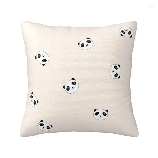 Federa per cuscino Panda 45x45 cm Federa per auto con copertura moderna per animali carini