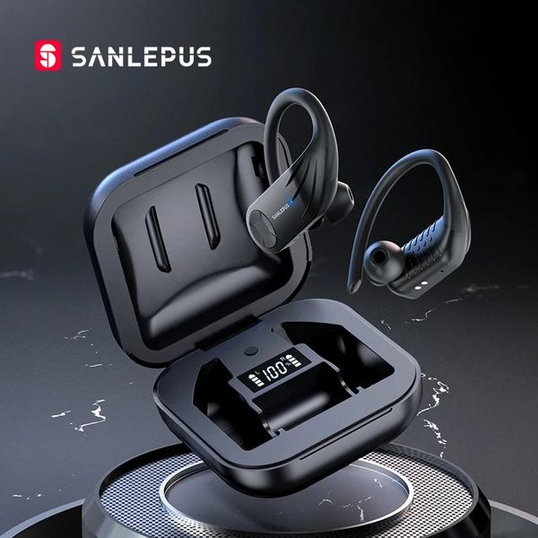 Наушники SANLEPUS B1 Bluetooth-наушники Спортивные наушники Беспроводные наушники Стерео-басовая гарнитура с микрофоном для бега в тренажерном зале