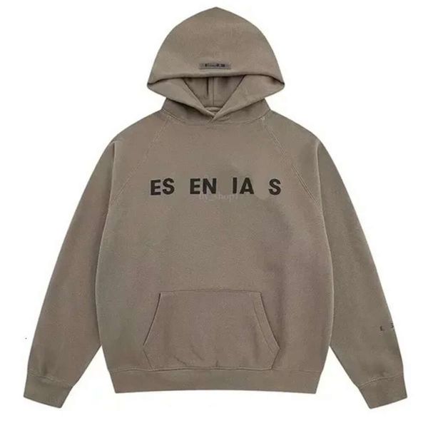 Essentialsweatshirts Set Uomo Thick Style 24s Designer Felpa con cappuccio Pullover Felpa T-shirt allentata Pantaloncini Uomo Classic Essentialshoodie Men 207