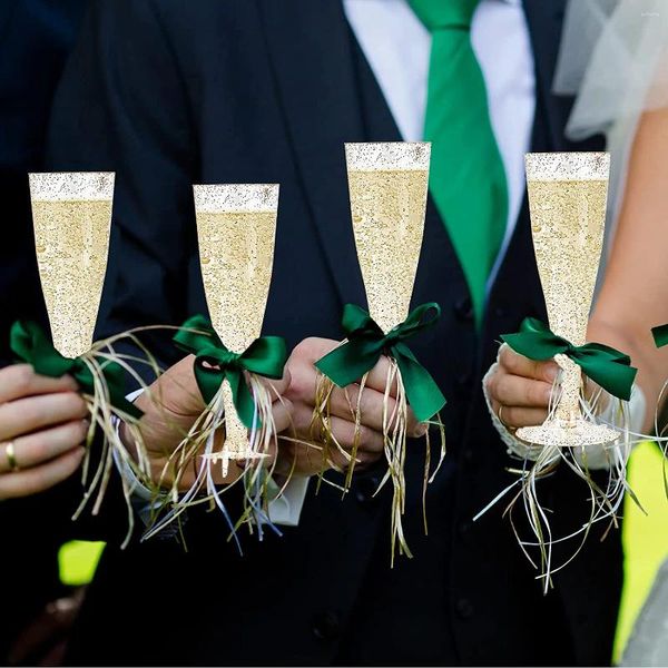 Bicchieri usa e getta Cannucce 20 pezzi Bicchieri da champagne in plastica per feste per bar