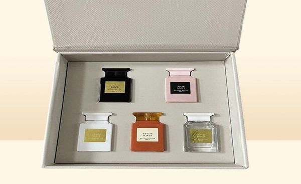 Top-Parfüm-Set, 75 ml x 54, fabelhaftes Rosenholz, weißes Wildleder, Lavendel, Kirsche, Pfirsich, Parfüm-Set, 5-in-1-Geschenkbox für Damen, delive4804272
