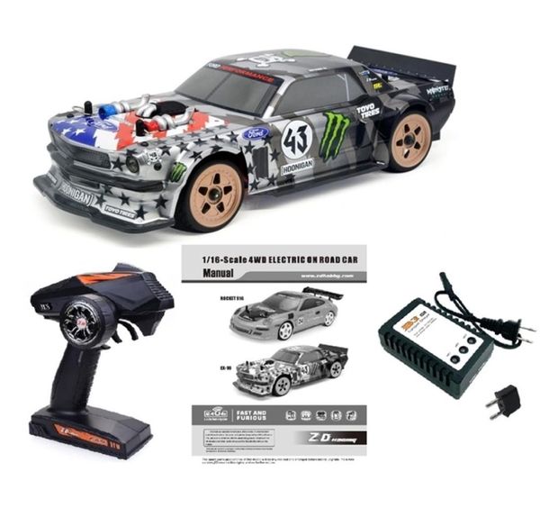 ZD Racing 116 RC-Auto, 40 km/h, bürstenloser Hochgeschwindigkeitsmotor, Allradantrieb, Touring, OnRoad, ferngesteuerte Fahrzeuge, RTR-Modell, Geschenk 2202182259132