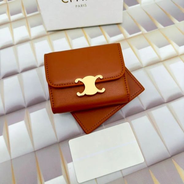 Portafogli porta carta di lusso Ava Designer Wallet ID Card Coin Pulses Cowhide Leather Key Cash Holder Card Thoughs Zippy Borse