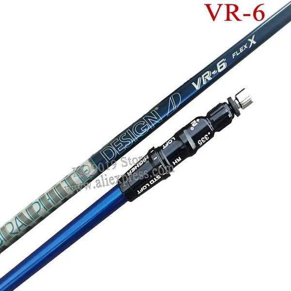 Tees Golf Shaft Tour Ad Vr5/Vr6 Grafiet Shaft Gratis montage Connector 0,335 Tipmaat R of S Golfclubs Houten aandrijfas