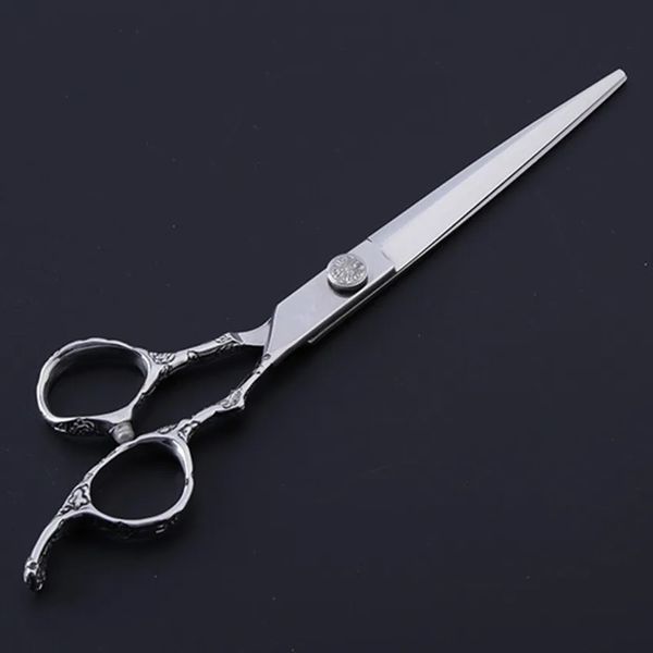 Professionelle japanische 440C Edelstahl 7 Zoll Pflaume Griff Schere für Barber Schneiden Make-Up Schere Friseur Schere 240112