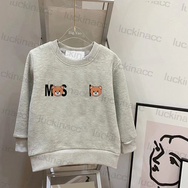 Tasarımcı Erkek Kız Sweatshirt Lüks Marka Çocuklar Külkü Uzun Kollu Kazak Çocuk Tasarımcıları Sweatshirt Çocuk Kıyafet Kıyafetleri SDLX Şans