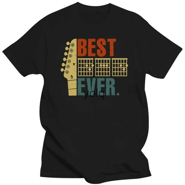 Herren T-Shirts Mens B Guitar Dad Ever Shirt sic Vintage Faers Day Gifts TShirtsyolq