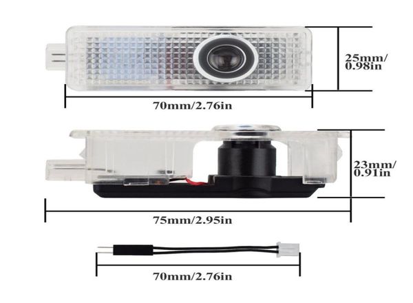 Araba Amblem LED Kapı Işık Projektör lambası Otomatik Hoş Geldiniz BMW X1 E84 X3 E83 F25 M3 E90 E91 E60 E70 X5 X63697738