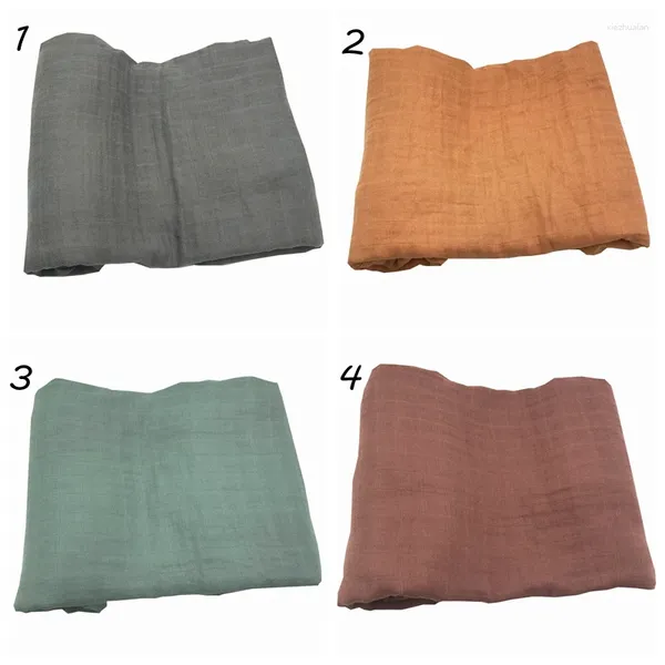 Одеяла, 70% бамбук, 30% хлопок, муслиновое детское одеяло, постельное белье, пеленание для новорожденных, банное полотенце, классические однотонные цвета