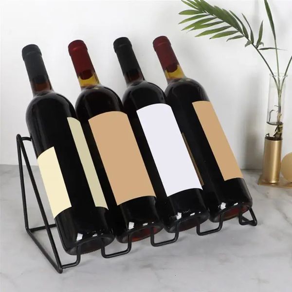 Espositore per vino in ferro Scaffali creativi per bottiglie Portaoggetti multi-scanalatura Scaffale per armadietto Strumenti per bar 240111