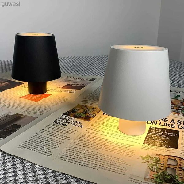 Luzes noturnas garrafa de vinho luzes led cabeça lâmpada de mesa removível portátil recarregável lâmpada de mesa decoração para bar café atmosfera luz noturna yq240112