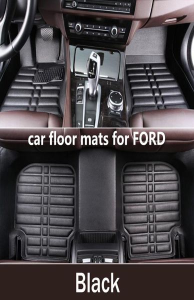 3D автомобильные коврики на заказ для Ford Fiesta 2005 Transit Fusion 2008 Explorer Ford Kuga 2013 Fiesta 2007 CarStyling Carp2964401