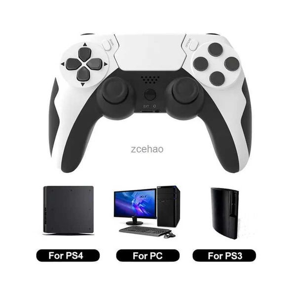 Controladores de jogo Joysticks GAMINJA P48 Gamepad sem fio com seis eixos giroscópio controlador de jogo para console P4 P3 ganha 7 8 10 Dual Vibration PC Joystick