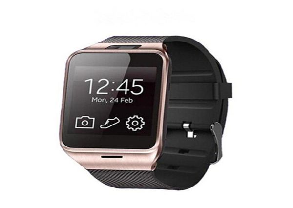 GV18 Kameralı Akıllı Saatler Bluetooth Holwatch SIM Kart iOS Android Telefon Desteği için Akıllı Saat