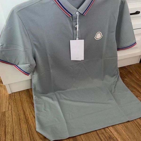 T-shirt da uomo di lusso di alta qualità Designer Polo High Street Ricamo coccodrillo Stampa Abbigliamento Uomo Marca Lacos Polo Polo MONCE Polo di lusso