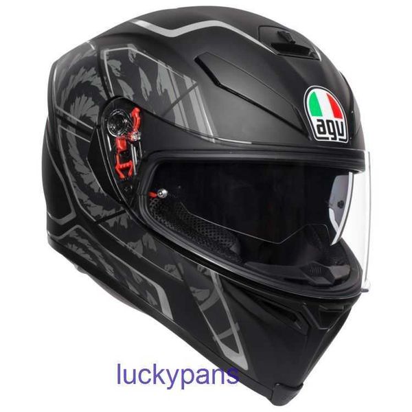 Objektiv AGV Dual K5 Damen S Herren und Four Seasons Sportwagen Motorrad Pendler Fiberglas Helm Sicherheit K700