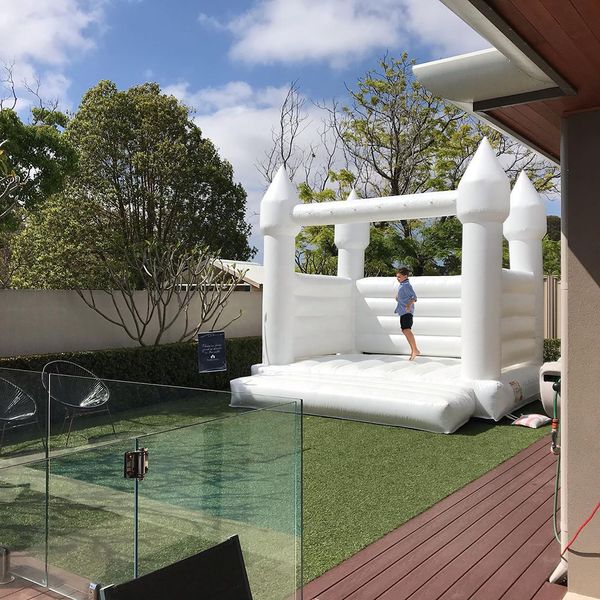 4.5x4m atacado Hot-selling Vários estilos colorido pvc inflável casamento Jumper Bouncy Castle/Moon Bounce House/nupcial Bouncer jumping House 003