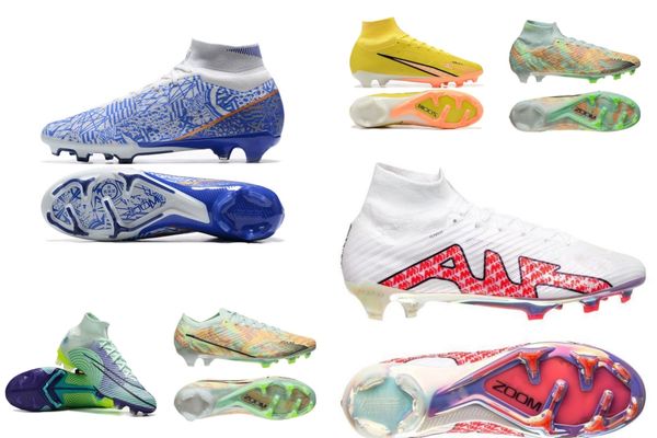 scarpe da calcio stella del calcio FG/MG Scarpa firmata Superfly9 Youth Blast Luminous Dream Speed 6 Scarpa da calcio universitaria per il 25° anniversario