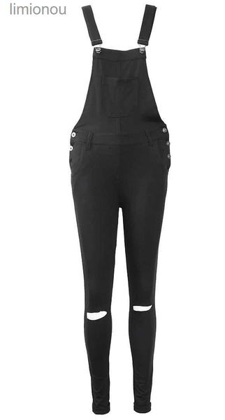 Macacões femininos Macacão Venda Quente Mulheres Slim Denim Jeans Bib Calças Compridas Macacão Feminino Moda Casual Correias Macacão Macacão OutfitsL240112