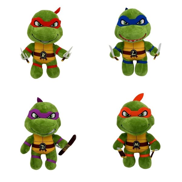 Legal tartaruga brinquedo de pelúcia animais de pelúcia tartarugas verdes plushie brinquedos tartaruga crianças presente 4 estilos