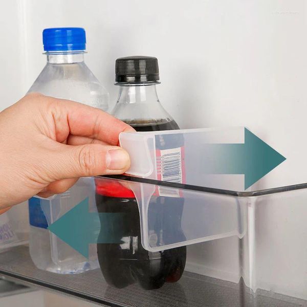 Mutfak Depolama 10 PCS Geri Çekilebilir Buzdolabı Bölme Tahtası Şişesi Baharat Çanta Raf Splint Banyo Kılıf
